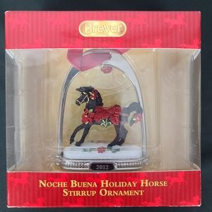 Bryer Noche Buena Holiday Horse Stirrup Ornament. 2012